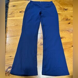 We Wander Stylish Blue Flared Leggings